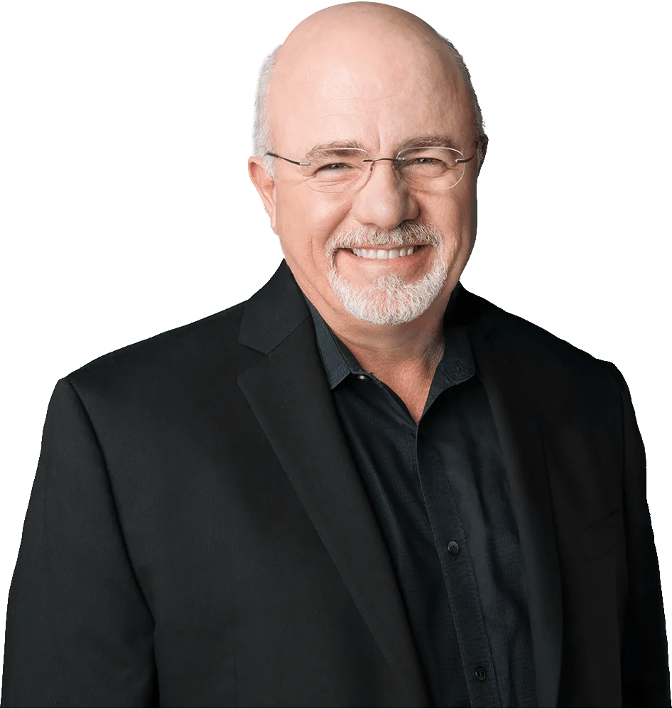 Close up of Dave Ramsey wearing a black suit recommends using Zander Insurance